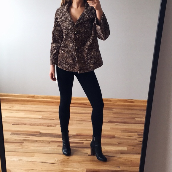 Talbots Jackets & Blazers - NWT cheetah coat